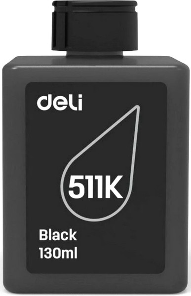 Изображение товара Контейнер с чернилами Deli 511K (130мл, черный)
