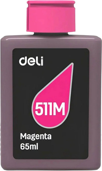 Изображение товара Контейнер с чернилами Deli 511M (65мл, пурпурный)