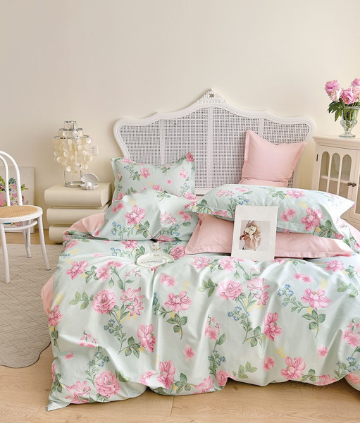 Изображение товара Комплект постельного белья Реноме Евро Темно-синяя коллекция ПП 7436 (сатин)