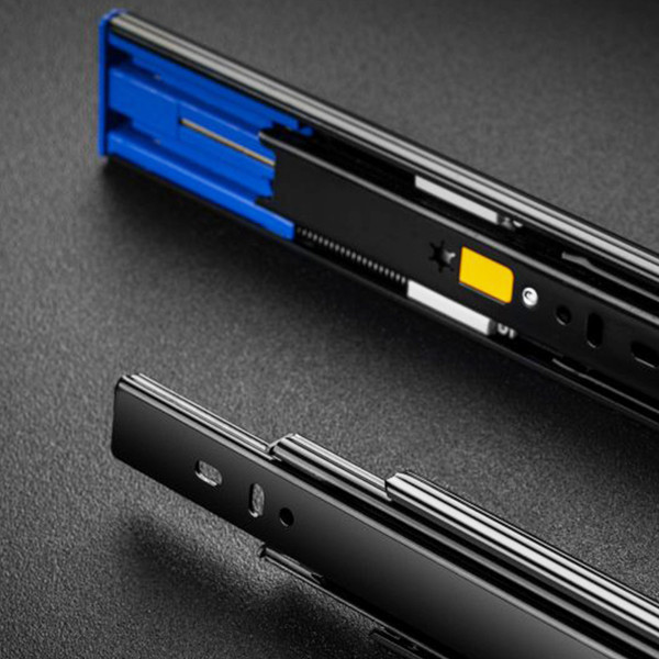 Изображение товара Комплект направляющих мебельных GTV PK-L-H45-400-B-20 (черный)