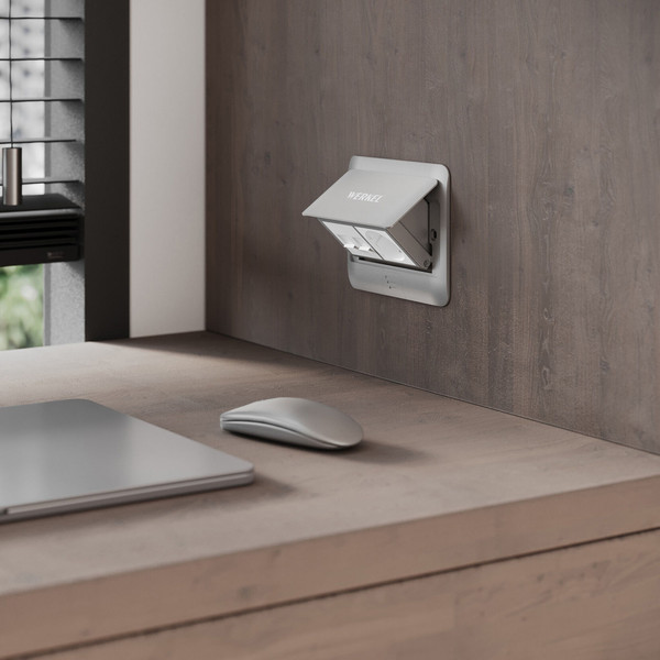 Изображение товара Блок розеточный Werkel Выдвижной W8074065 (серебристый)