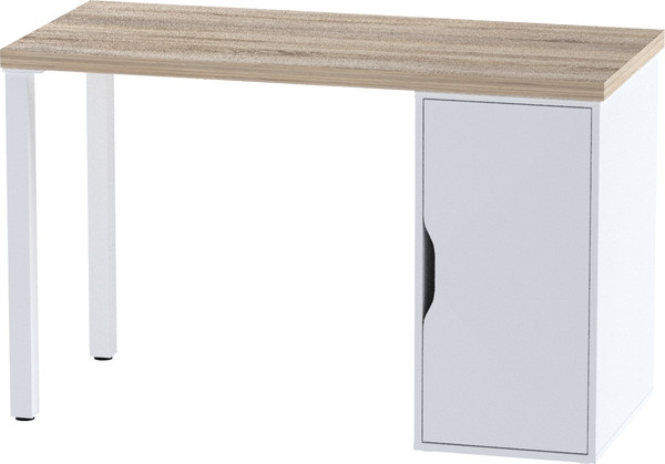 Изображение товара Письменный стол Mio Tesoro Ингар 1/DV/T (дуб беленый/белый)