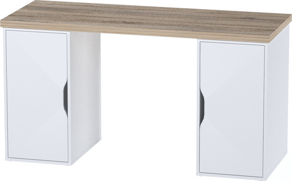 Изображение товара Письменный стол Mio Tesoro Ингар 2/DV/DV (дуб беленый/белый)