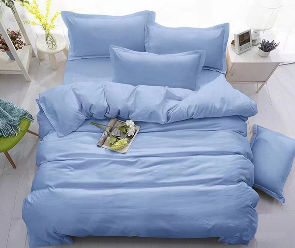 Изображение товара Комплект постельного белья Реноме 2сп Оливковая коллекция на резинке Васильковый 15-4031 (поплин)