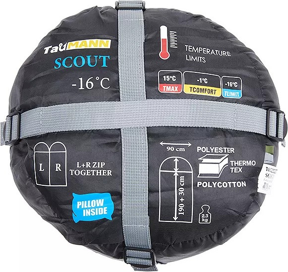 Изображение товара Спальный мешок TauMANN Scout L / 06101_6029