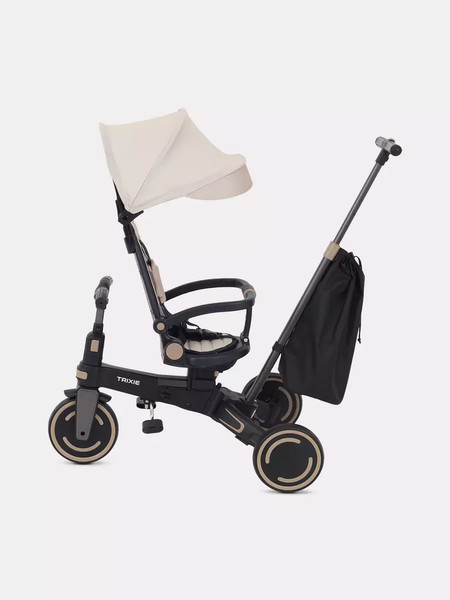 Изображение товара Трехколесный велосипед с ручкой MOWbaby Trixie MC055 (бежевый)