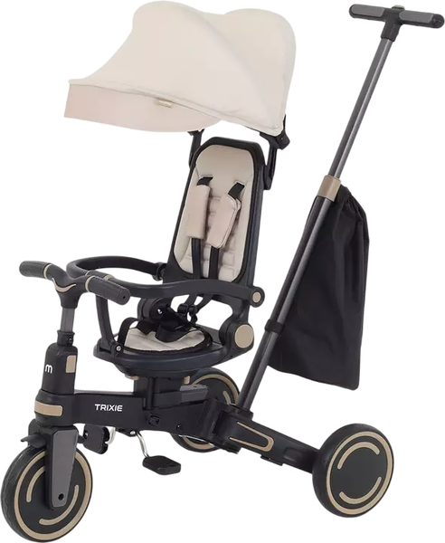 Изображение товара Трехколесный велосипед с ручкой MOWbaby Trixie MC055 (бежевый)