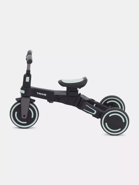Изображение товара Трехколесный велосипед с ручкой MOWbaby Trixie MC055 (черный/зеленый)
