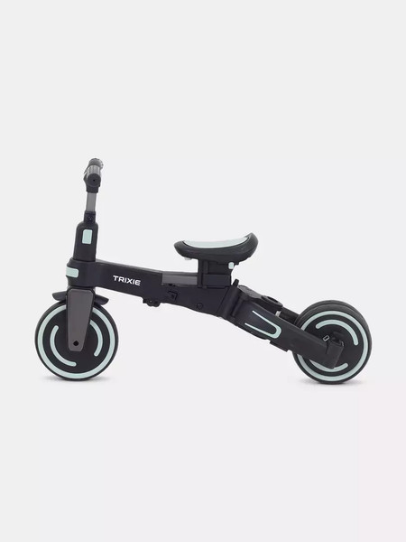 Изображение товара Трехколесный велосипед с ручкой MOWbaby Trixie MC055 (черный/зеленый)