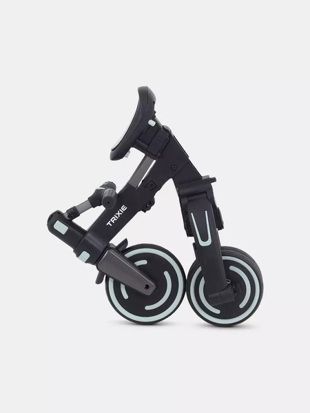Изображение товара Трехколесный велосипед с ручкой MOWbaby Trixie MC055 (черный/зеленый)