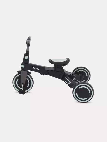 Изображение товара Трехколесный велосипед с ручкой MOWbaby Trixie MC055 (черный/зеленый)