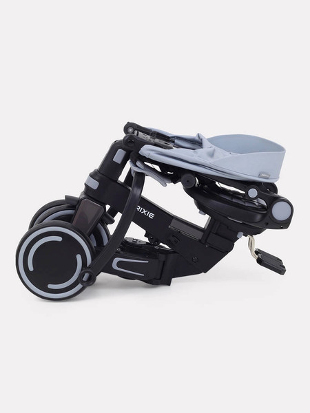 Изображение товара Трехколесный велосипед с ручкой MOWbaby Trixie MC055 (черный/желтый)