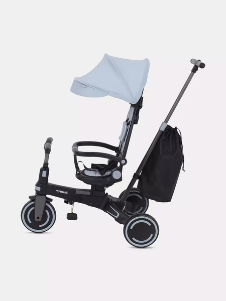 Изображение товара Трехколесный велосипед с ручкой MOWbaby Trixie MC055 (серый)