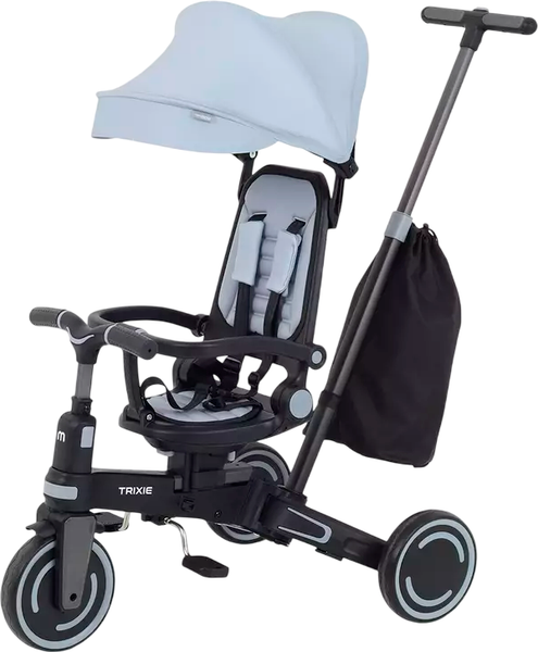 Изображение товара Трехколесный велосипед с ручкой MOWbaby Trixie MC055 (серый)