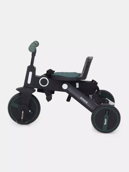 Изображение товара Трехколесный велосипед с ручкой Rant Birdie RB202 (оливковый)