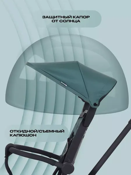 Изображение товара Трехколесный велосипед с ручкой Rant Birdie RB202 (оливковый)