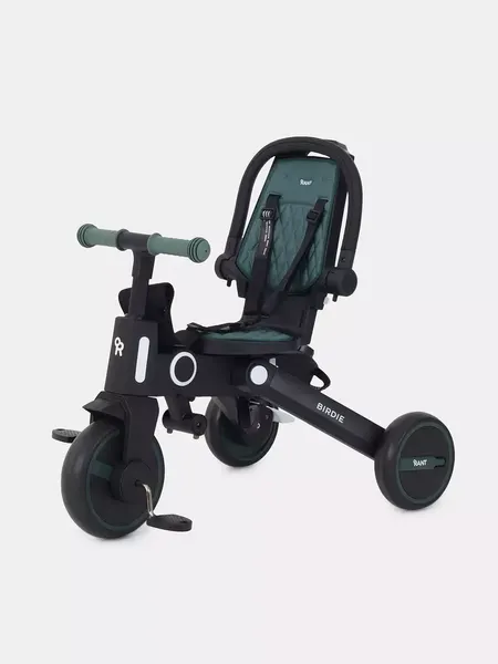 Изображение товара Трехколесный велосипед с ручкой Rant Birdie RB202 (оливковый)