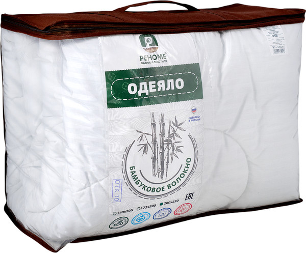 Изображение товара Одеяло Реноме 1.5сп Сатин 14/226 140x205 (бамбук, 300)