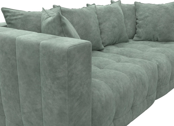 Изображение товара Диван Лига Диванов Лига-052 НПБ (велюр Brut 08 зеленый)