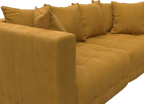 Изображение товара Диван Лига Диванов Лига-052 НПБ (велюр Brut 10 желтый)