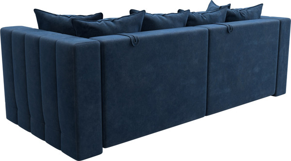 Изображение товара Диван Лига Диванов Лига-052 НПБ (велюр Brut 11 синий)