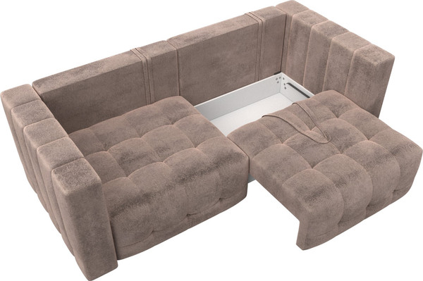 Изображение товара Диван Лига Диванов Лига-052 НПБ (велюр Tower 05 бежевый)