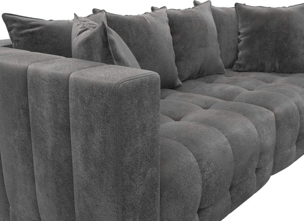 Изображение товара Диван Лига Диванов Лига-052 НПБ (велюр Tower 10 серый)