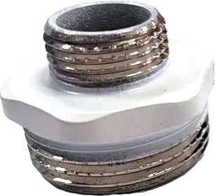 Изображение товара Ниппель переходной Ростела 1/2"х1" (белый Ral 9016)