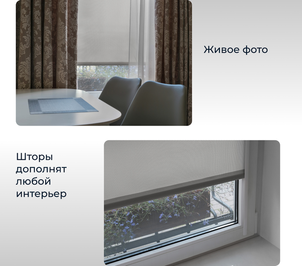 Изображение товара Рулонная штора Franc Gardiner Juta Cs 100x190 / 6531083 (серый)