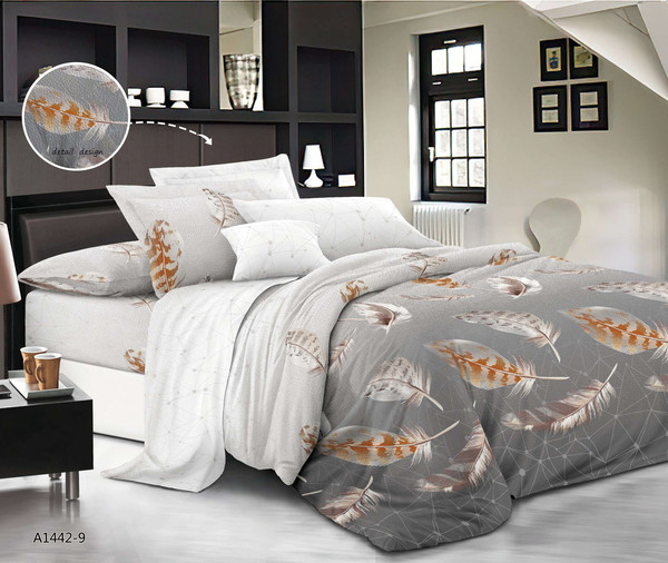 Изображение товара Комплект постельного белья Бояртекс № 1442-9 S/P 2.0 с европростыней (креп-жатка)