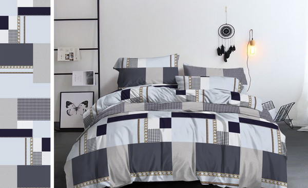 Изображение товара Комплект постельного белья Бояртекс № 23030172-8 (И) (N) 2.0 с европростыней (полисатин)