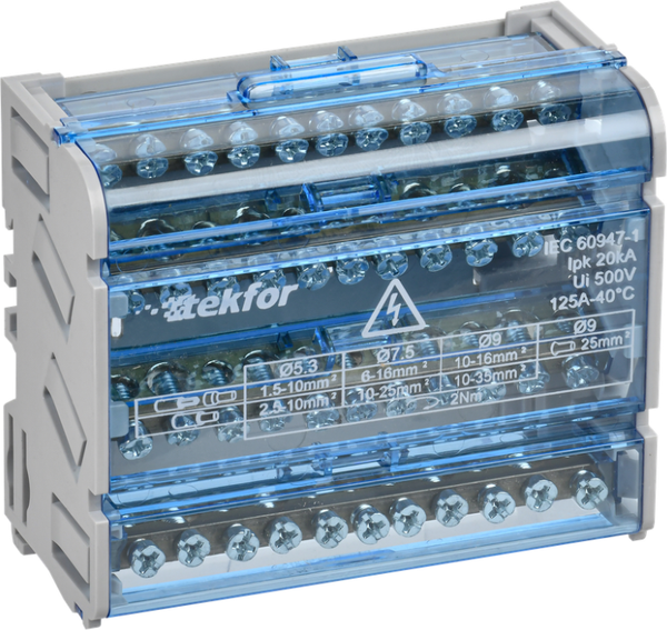 Изображение товара Шина нулевая в корпусе IEK TF-DN10-4-11-125