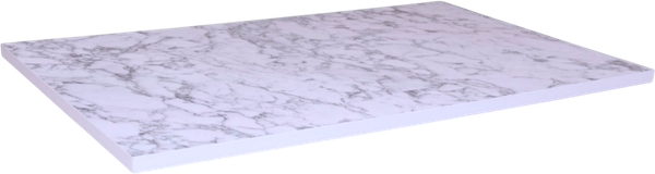 Изображение товара Столешница СВД Юнио 120х75.П.П15 (мрамор каррара)