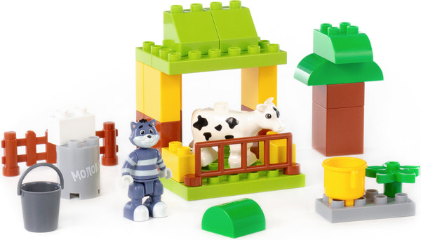 Изображение товара Конструктор Полесье Простоквашино. Матроскин занимается домашними делами / 23371 (30эл)