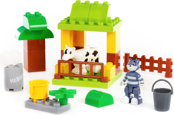 Изображение товара Конструктор Полесье Простоквашино. Матроскин занимается домашними делами / 23371 (30эл)