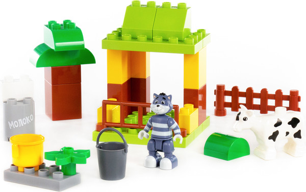 Изображение товара Конструктор Полесье Простоквашино. Матроскин занимается домашними делами / 23371 (30эл)