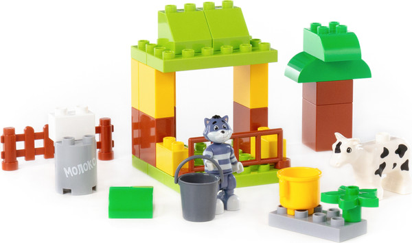 Изображение товара Конструктор Полесье Простоквашино. Матроскин занимается домашними делами / 23371 (30эл)