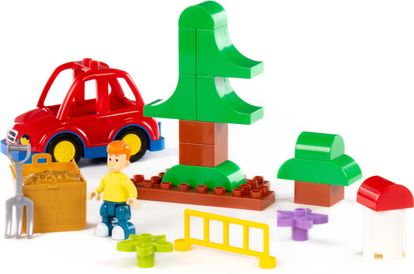 Изображение товара Конструктор Полесье Простоквашино. Дядя Федор нашел клад / 23388 (24эл)