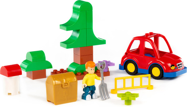 Изображение товара Конструктор Полесье Простоквашино. Дядя Федор нашел клад / 23388 (24эл)