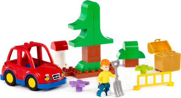 Изображение товара Конструктор Полесье Простоквашино. Дядя Федор нашел клад / 23388 (24эл)