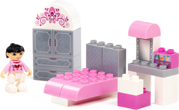 Изображение товара Конструктор Полесье Комната девочки / 10777 (22эл)