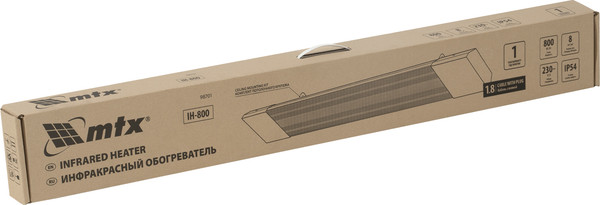 Изображение товара Инфракрасный обогреватель MTX IH-800 / 98701