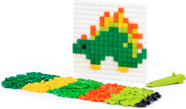 Изображение товара Конструктор Полесье Классик Мозаика №3 динозавры / 73188 (350эл)