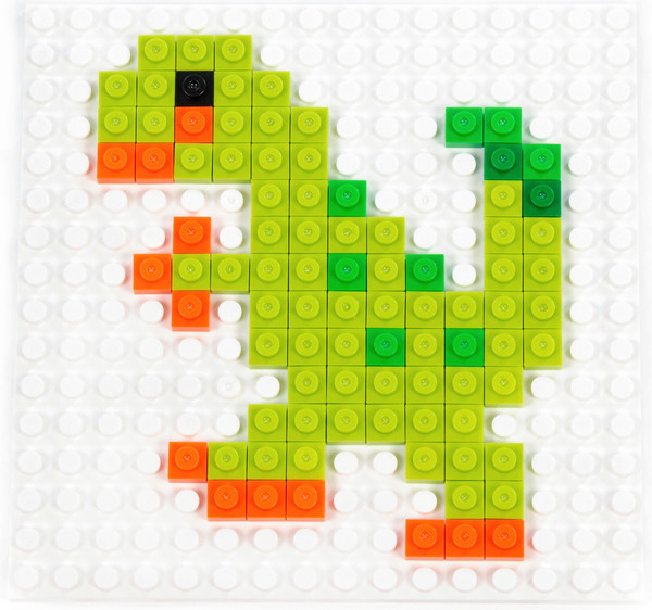 Изображение товара Конструктор Полесье Классик Мозаика №3 динозавры / 73188 (350эл)