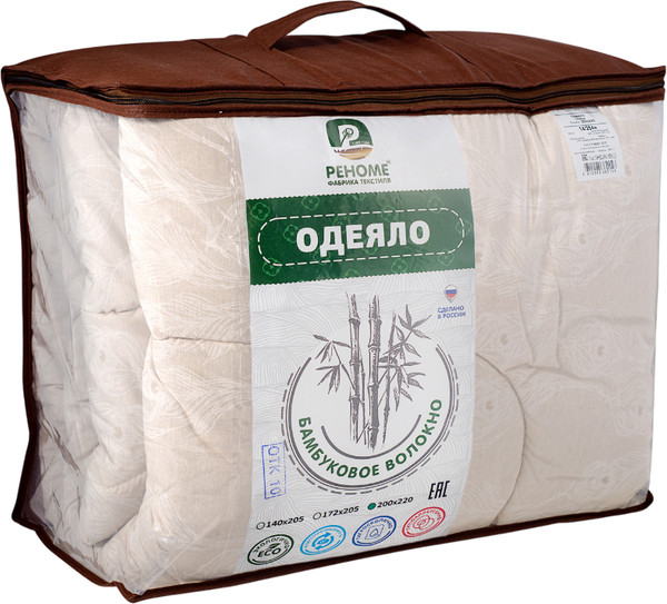 Изображение товара Одеяло Реноме 2сп Поплин бежевый 14/253нБЖ 172x205 (бамбук, 300)
