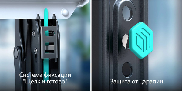 Изображение товара Кронштейн для телевизора Onkron TM5-BW (черный/белый)