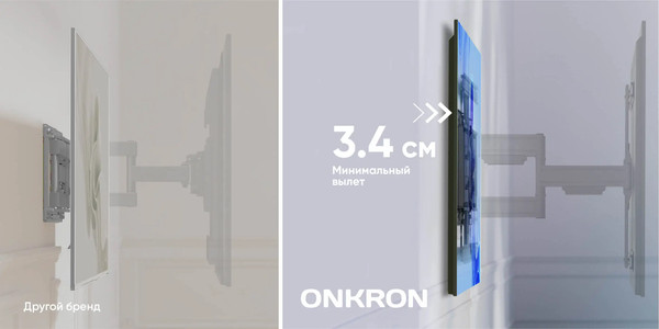 Изображение товара Кронштейн для телевизора Onkron SM6 (черный)