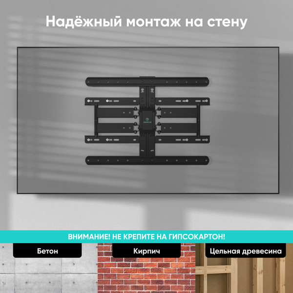 Изображение товара Кронштейн для телевизора Onkron SM2 (черный)