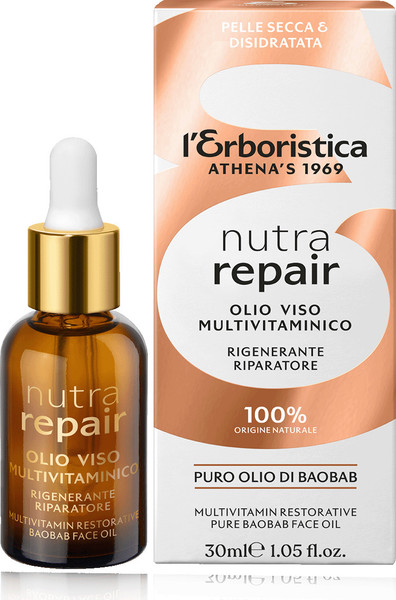 Изображение товара Масло для лица L'Erboristica Nutra Repair Baobab мультивитаминное восстанавливающее (30мл)