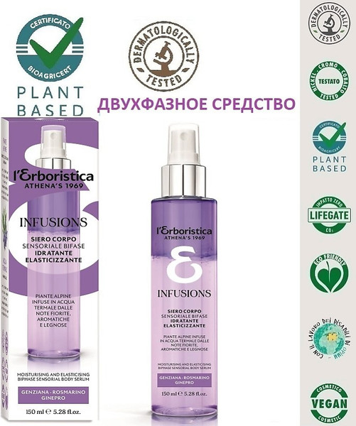 Изображение товара Сыворотка для тела L'Erboristica Infusions Siero Corpo (150мл)